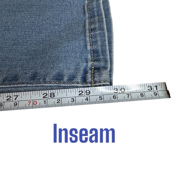 St John Bay Straight leg medium wash denim jeans women’s 8 - Picture 8 of 9